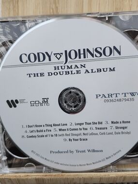 Cody Johnson "Human: The Double Album" CD - White